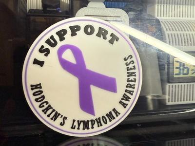 I SUPPORT HODGKIN'S LYMPHOMA AWARENESS 