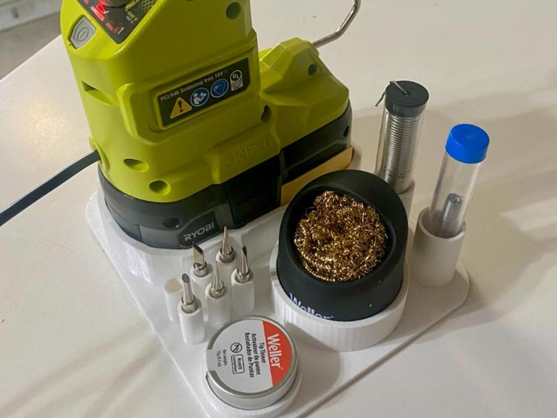 Ryobi Solder station organizer