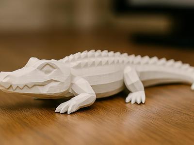 Low poly Crocodile (sell it!)