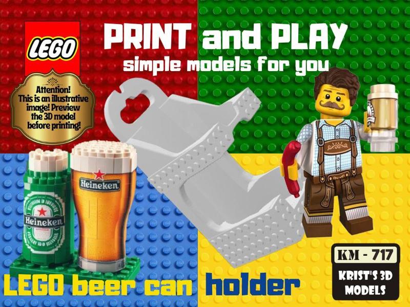 lego beer can holder