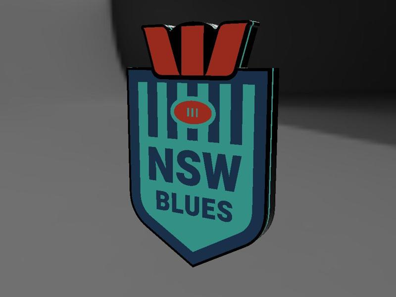 NSW Blues State of Origin Lightbox