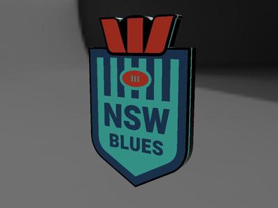 NSW Blues State of Origin Lightbox