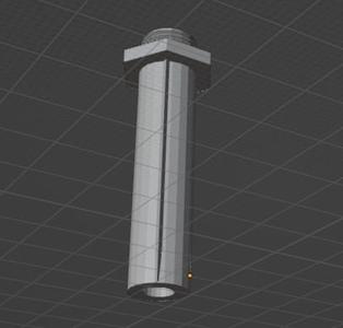Bird feeder threaded mount