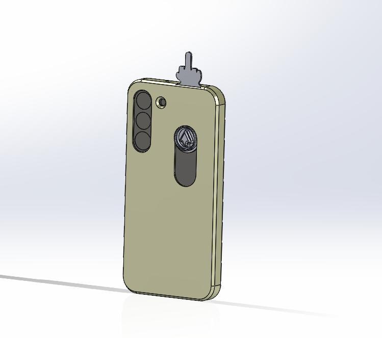 Galaxy S22 - Sliding Middle Finger Case