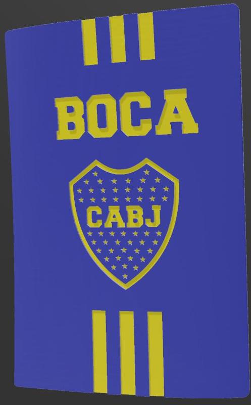 PS5 Front Plate Club Atletico BOCA JR v2