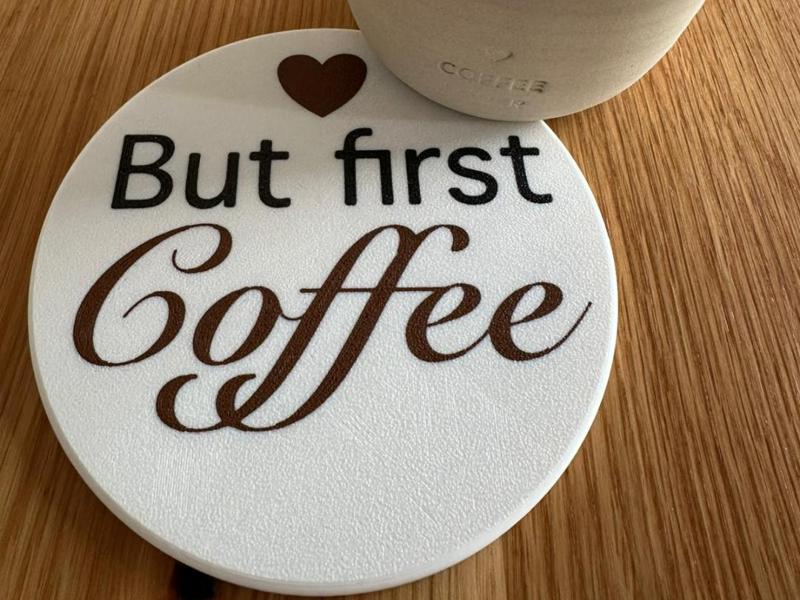 Coffee cup coaster