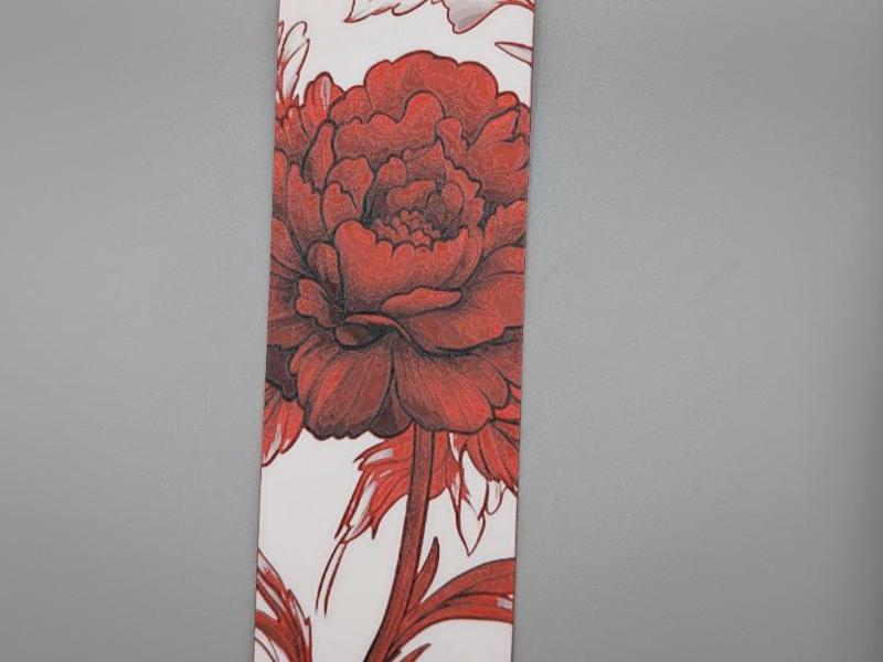 Carnation (January) birth flower bookmark Hueforge