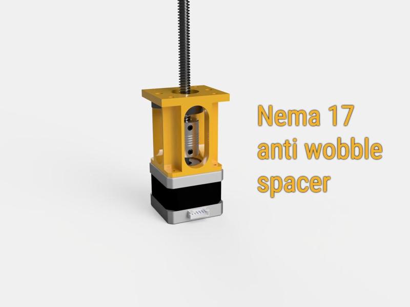 nema17 anti wobble mount spacer