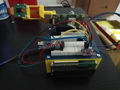 adjustable support for the raspberry pi zero w camera