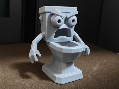 Angry Toilet