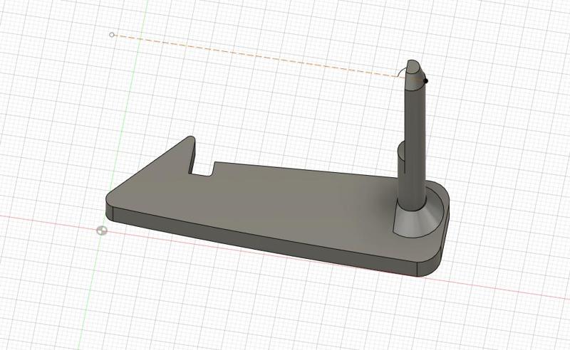 Lever from a Facom box drawer