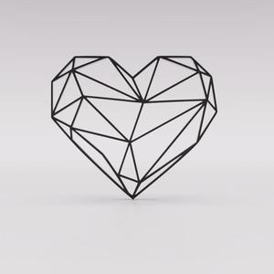 Geometric Heart - Wall Decor
