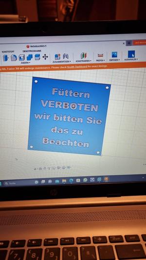 Verbotsschild