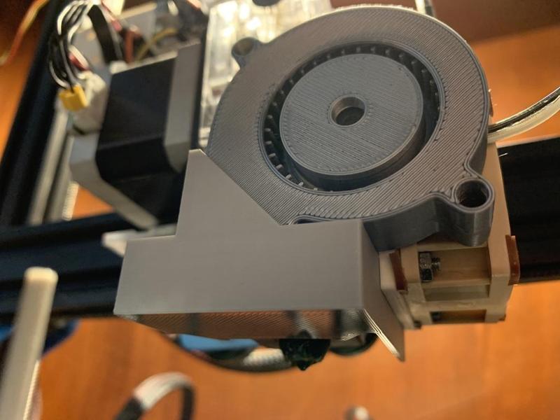 5015/40x0 part/hotend cooling for SV01/03 with BMG/Left extruder