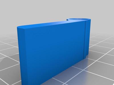 Ultimaker 2 front cover blank 3mm hinge