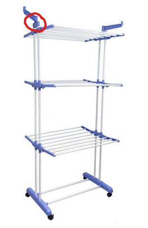 Vertical clothes dryer holder base