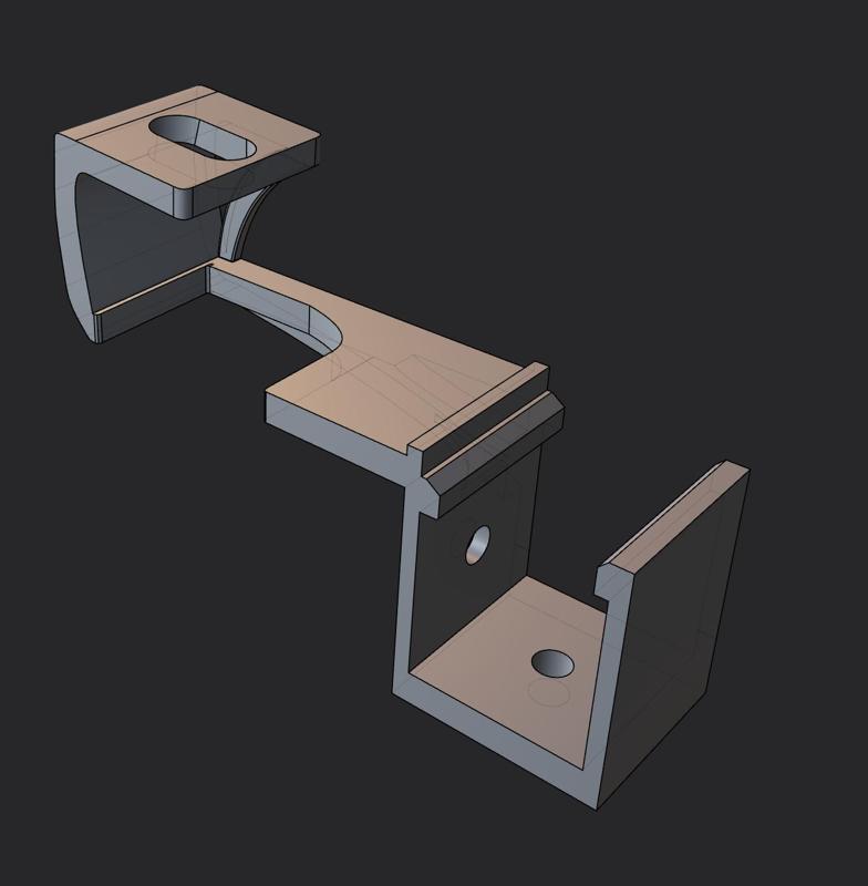 Ender 5 S1 Enclosure-Compatible Bed Mount for Camera