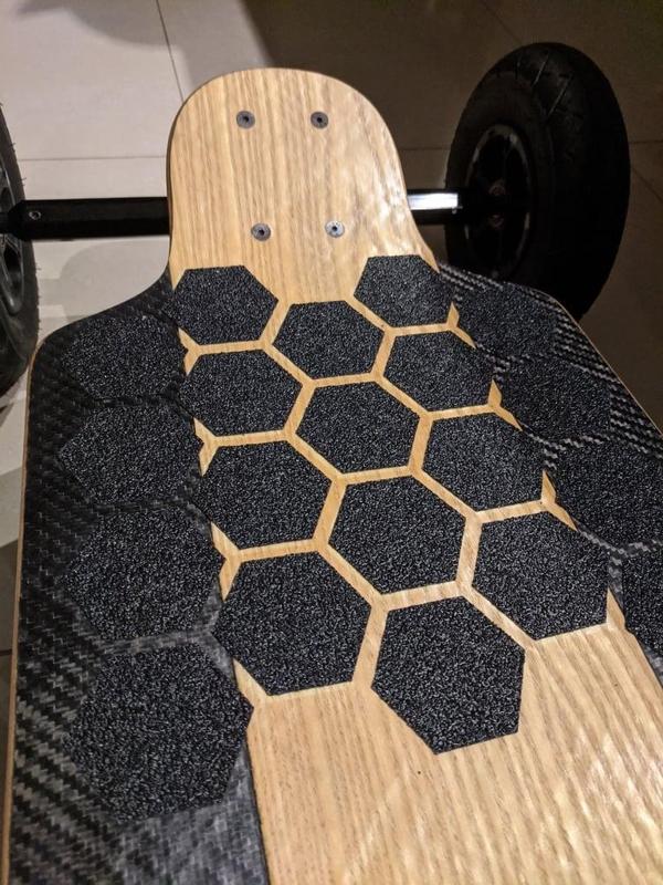 Lacroix Skateboard Hexagon Grip Tape Stencil Guide