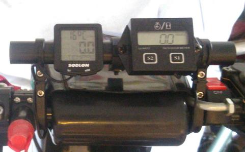 RPM Meter Handle Bar Mount
