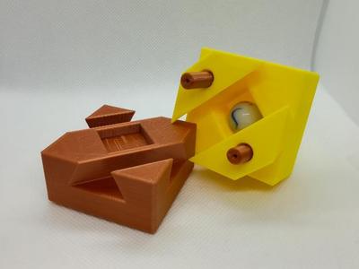 Dovetailed Box Puzzle, Cube Puzzle