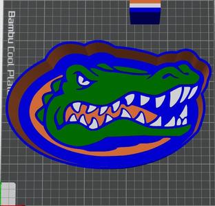 Florida Gators sand casting mold
