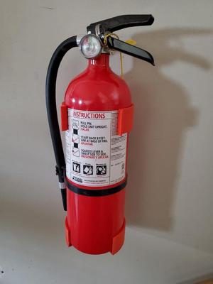 Fire Extinguisher Mounting - 10 lb, 4.5" dia, (115mm)