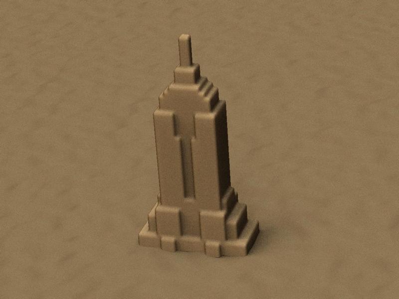 Empire State Building Sand Mold