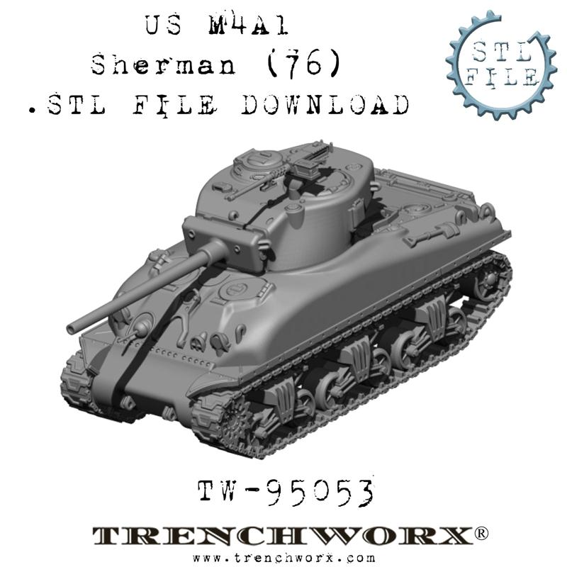 US M4A1 (76) Sherman