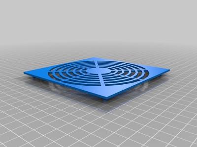 Fan cover for 120mm fan
