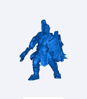 Orc With Axe and Shield 2