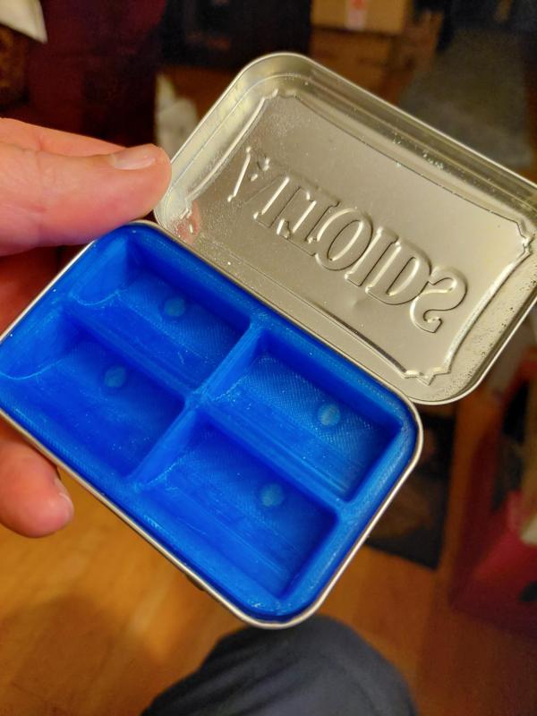 Altoids parts tray