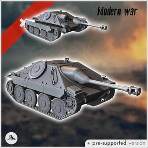 G-13 Panzer 68 Swiss tank destroyer (Jagdpanzer 38(t) Hetzer based) - Cold Era Modern Warfare Conflict World War 3 RPG  Post-apo WW3 WWIII Switzerland