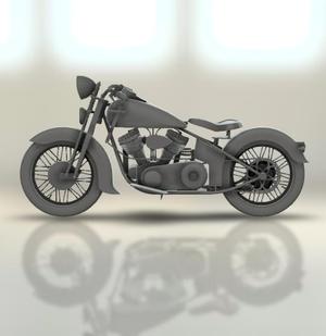 Harley Davidson U 1200cc 1945
