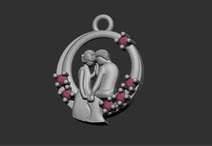 Couple pendant