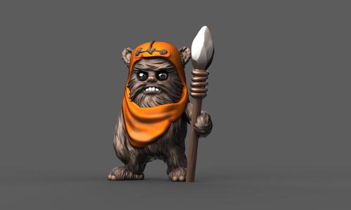 Mini Ewok - single and multimaterial