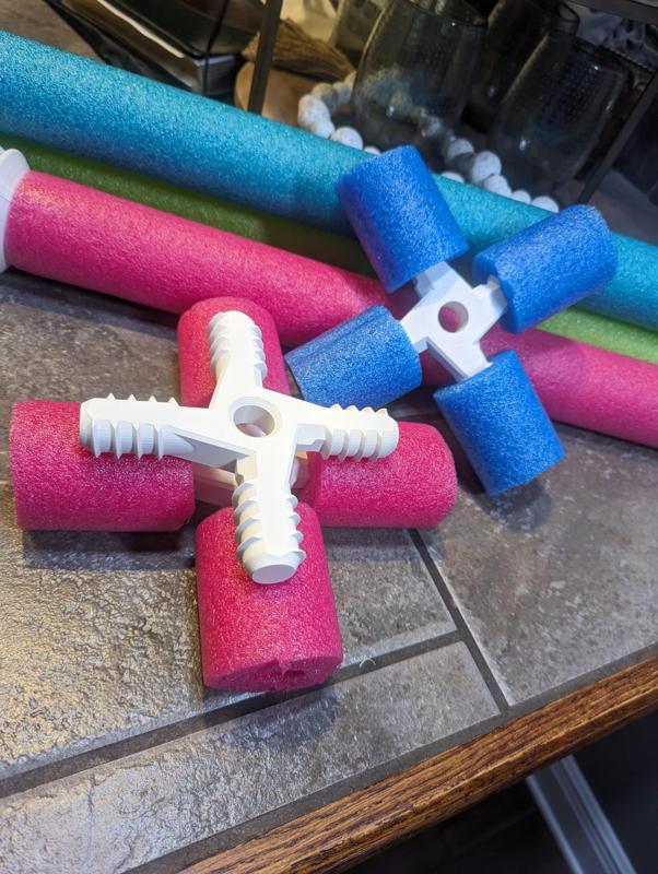 Pool Noodle Throwing Star