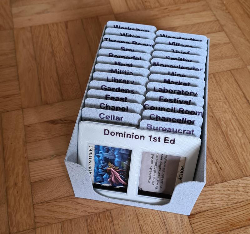 Parametric card dividers, e.g. Dominion