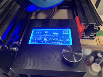 Ender 3 LCD Sliding Underbed Mount