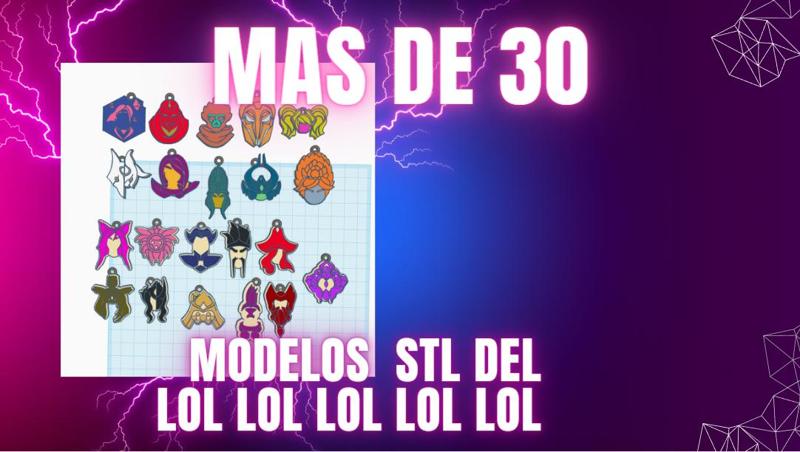 MEGA PACK OF LEAGUE OF LEGENDS KEYCHAINS