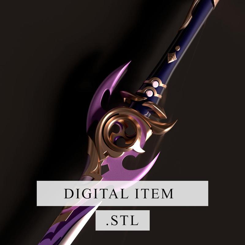Genshin Impact - Mistsplitter Reforged [ 3d file .stl ]