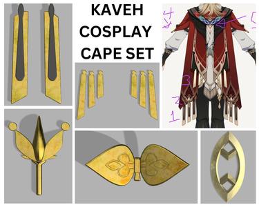 Kaveh Cape Accessories Genshin Impact Cosplay