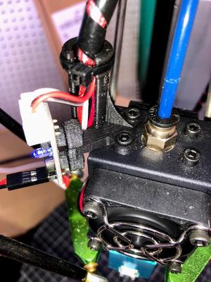 Kossel Cable Guide & Z-Probe PCB Bracket