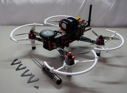 Drone propeller guard and leg for 250 class