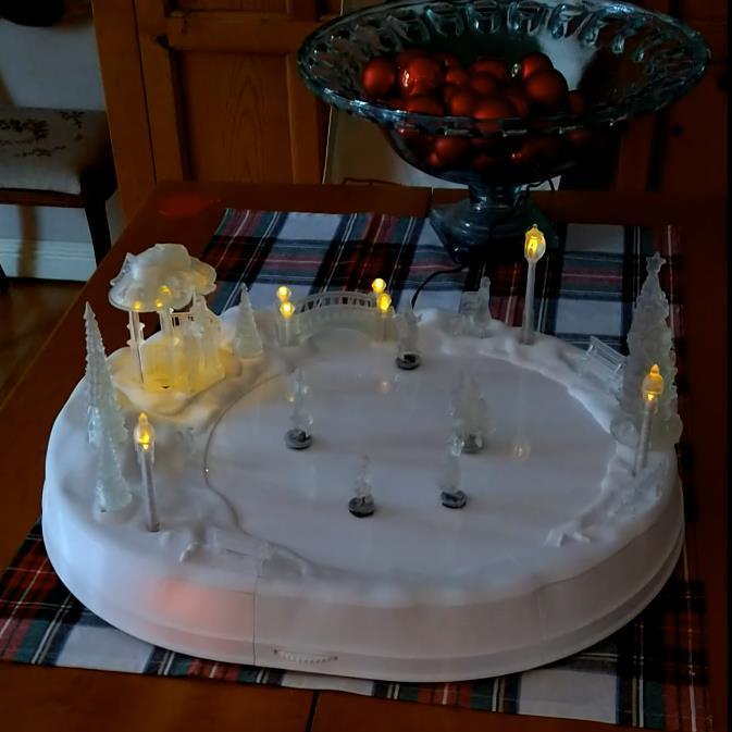 Christmas Skaters Display