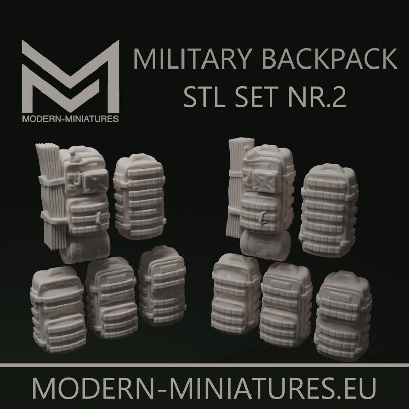 Military Backpack set NR.2 military stowage