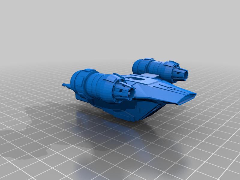 Low poly razor crest 1/270 scale