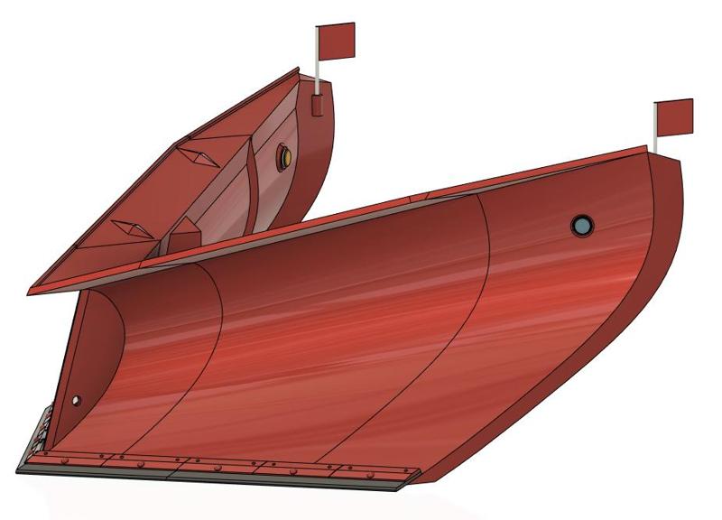 Šípová radlice 1/10 - Arrow Plow 1/10
