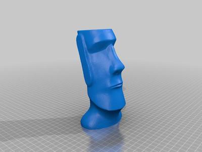 Moai Head Piggy Bank