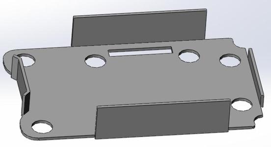 Battery plate for copter frame - Slamnasty 7 inches