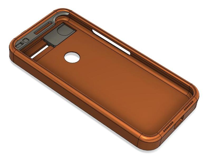 Pixel 3a Phone Case with Camera Privacy Covers
